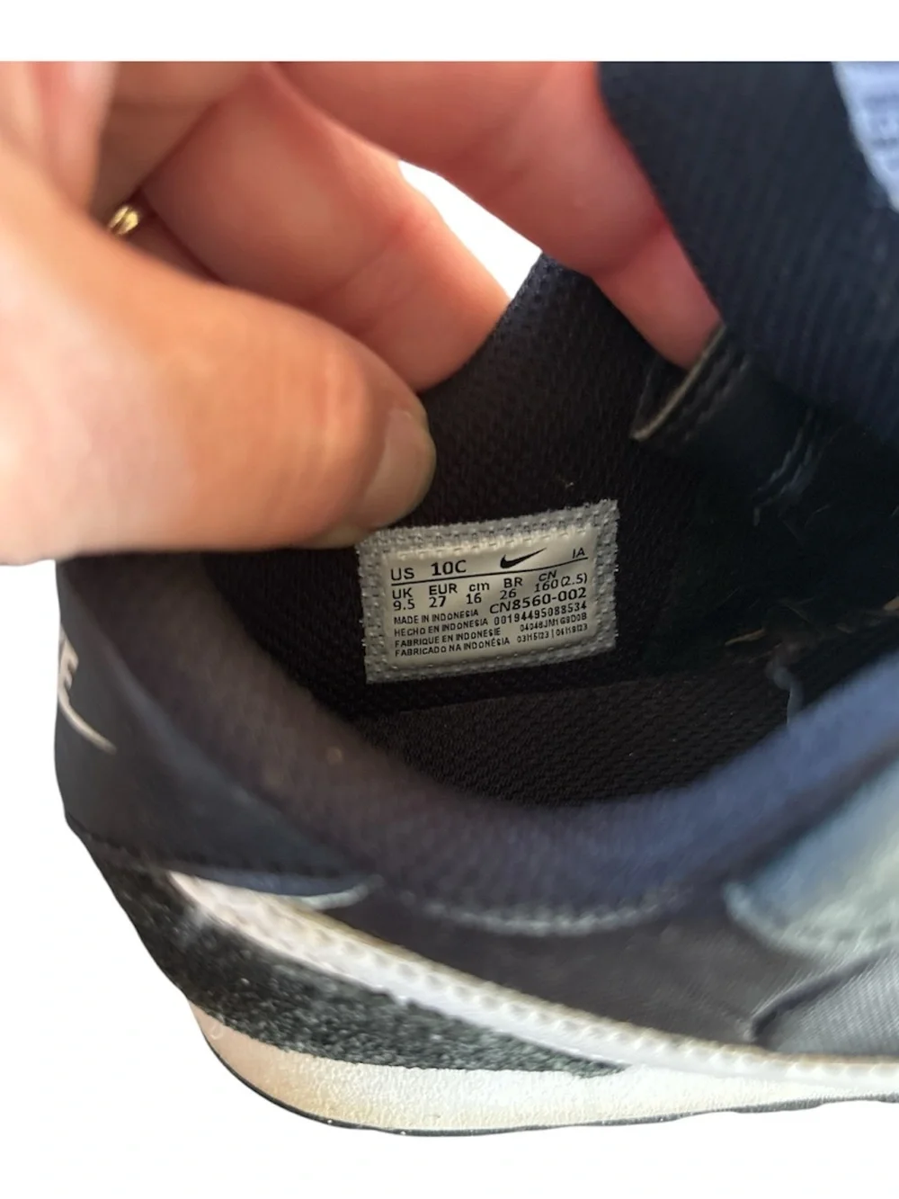 (Toddler) Nike MD Valiant 'Black White